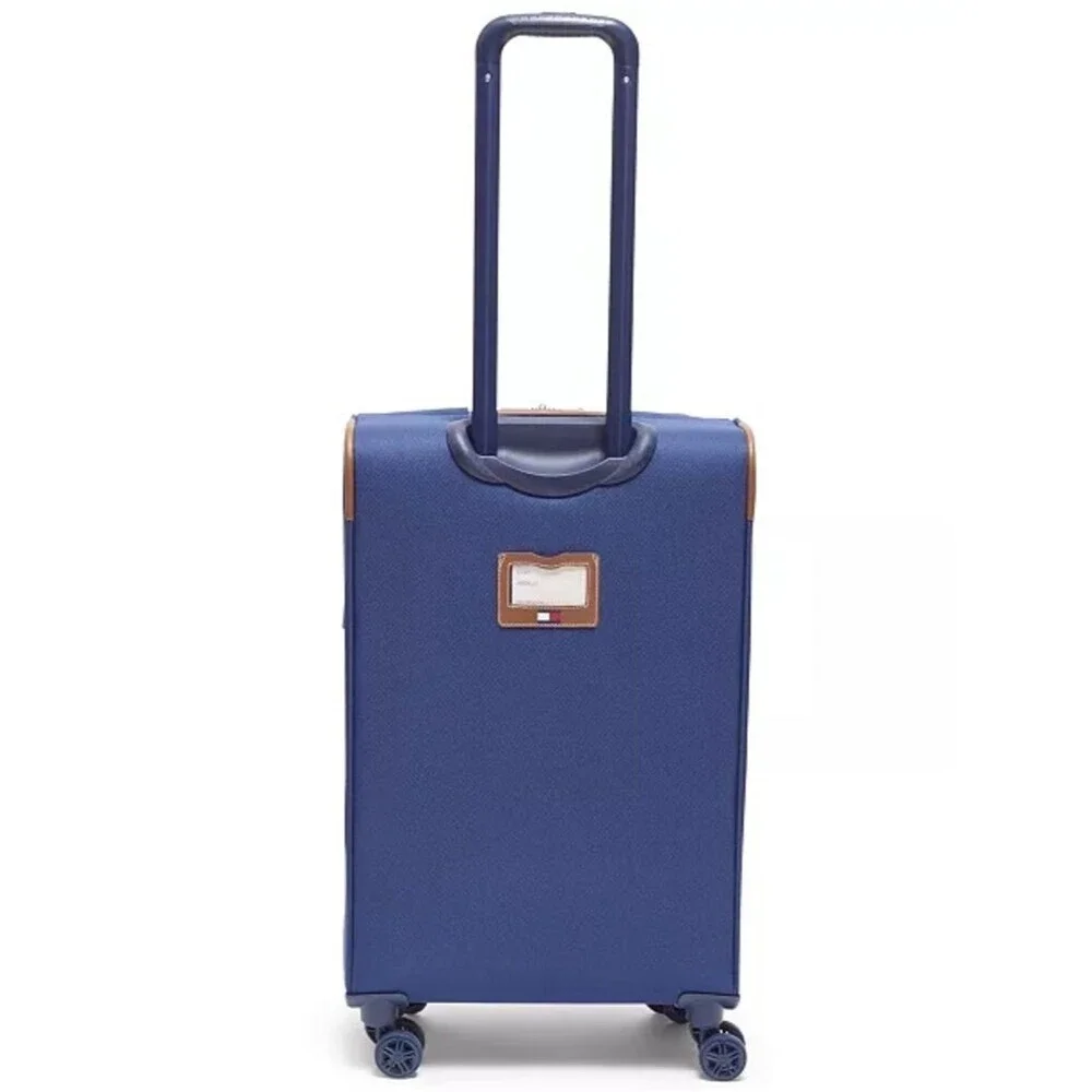 Tommy Hilfiger Luggage suitcase Logan Large Check-in Softside Spinner blue